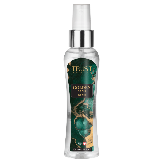 بادی میست مردانه تراست مدل Golden Sand با حجم 100 میل تراست پرو
