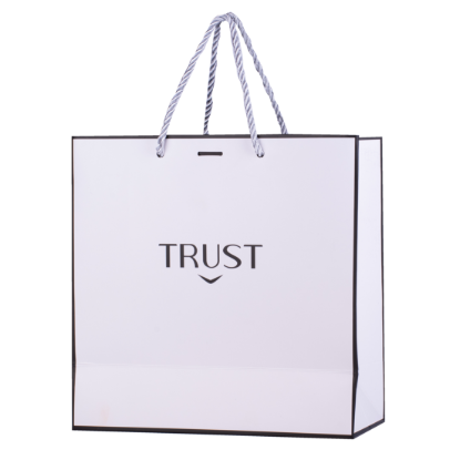 ساک‌دستی سفید Trust Smart سایز بزرگ تراست اسمارت